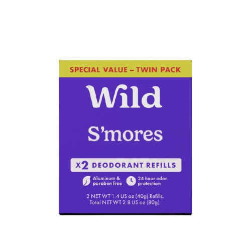 Caption: wild s'mores deodorant refills