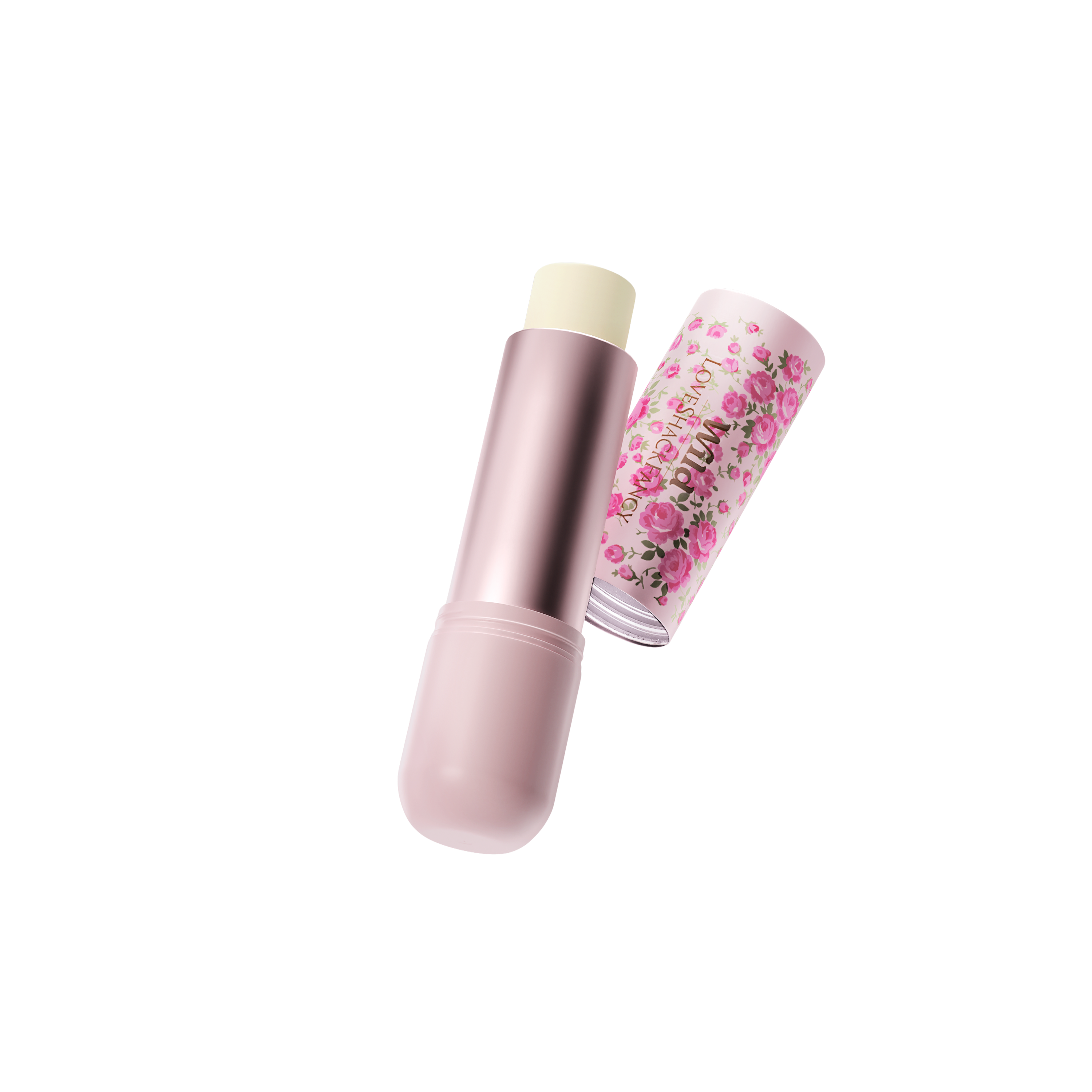 Bijschrift: een baal met roze lippen naast een baal met roze lippen